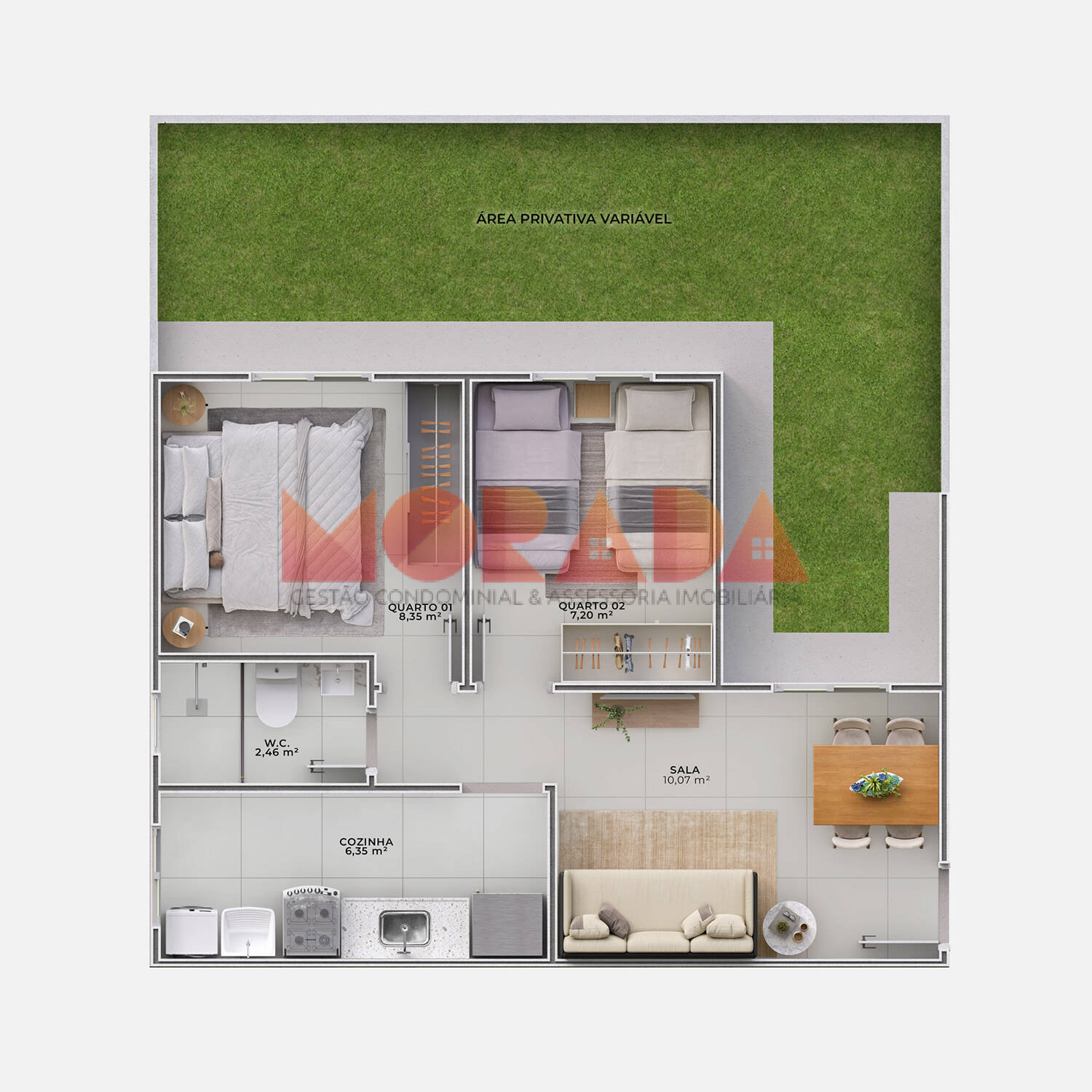 Apartamento à venda com 2 quartos, 40m² - Foto 38